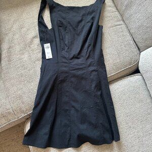 The A&F Mila High-Neck Open-Back Mini Dress